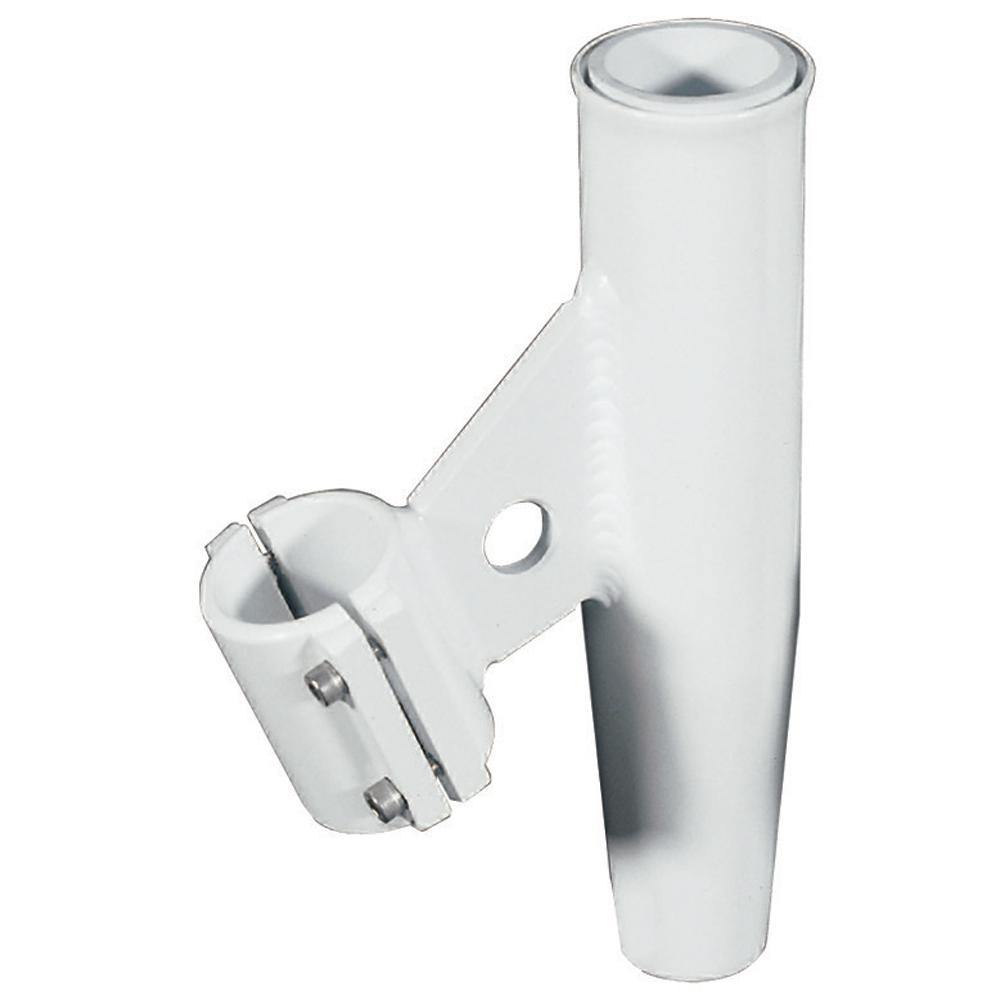 Lee's Clamp-On Rod Holder - White Aluminum - Vertical Mount - Fits 1.900" O.D. Pipe [RA5004WH] - shopbulluna.com