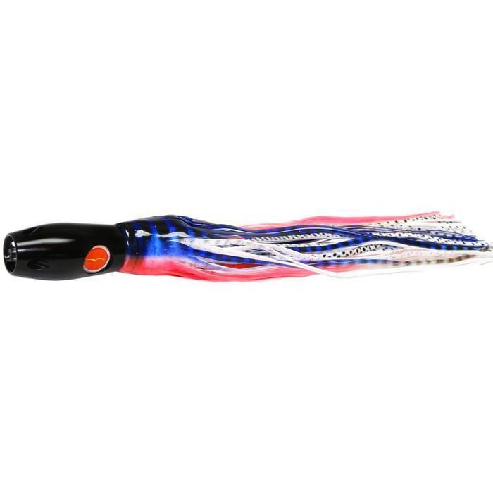 Black Bart Heavy Metal Super Pro Jet Lure - Blue Pink Tiger/White Black Dot - shopbulluna.com