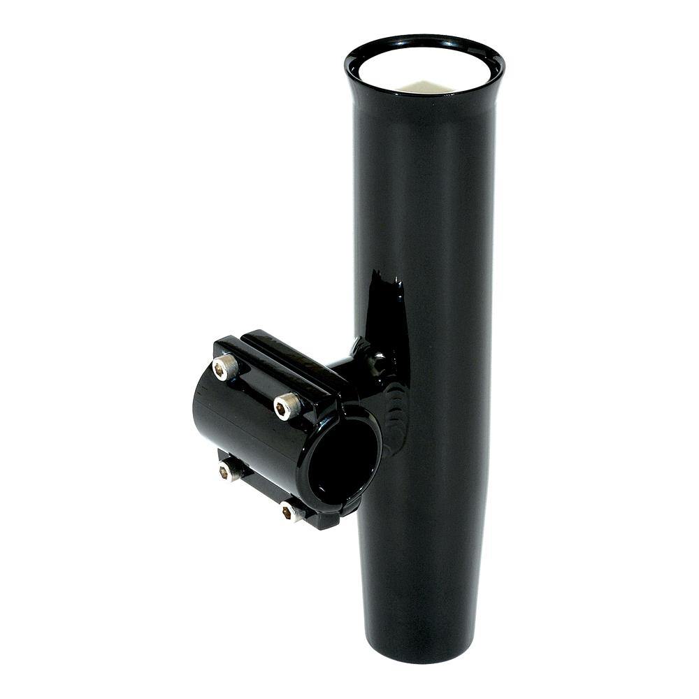 Lee's Clamp-On Rod Holder - Black Aluminum - Horizontal Mount - Fits 1.050" O.D. Pipe [RA5201BK] - shopbulluna.com