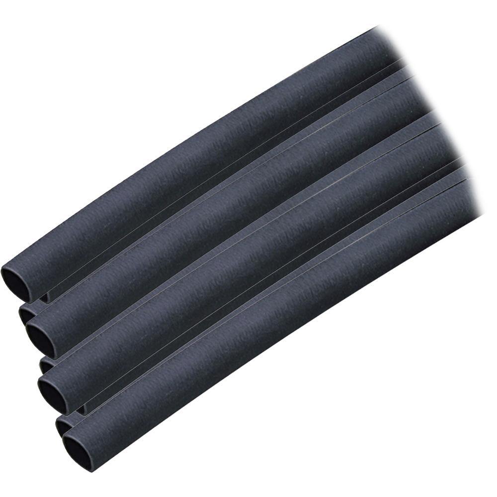 Ancor Adhesive Lined Heat Shrink Tubing (ALT) - 1/4" x 6" - 10-Pack - Black [303106] - shopbulluna.com