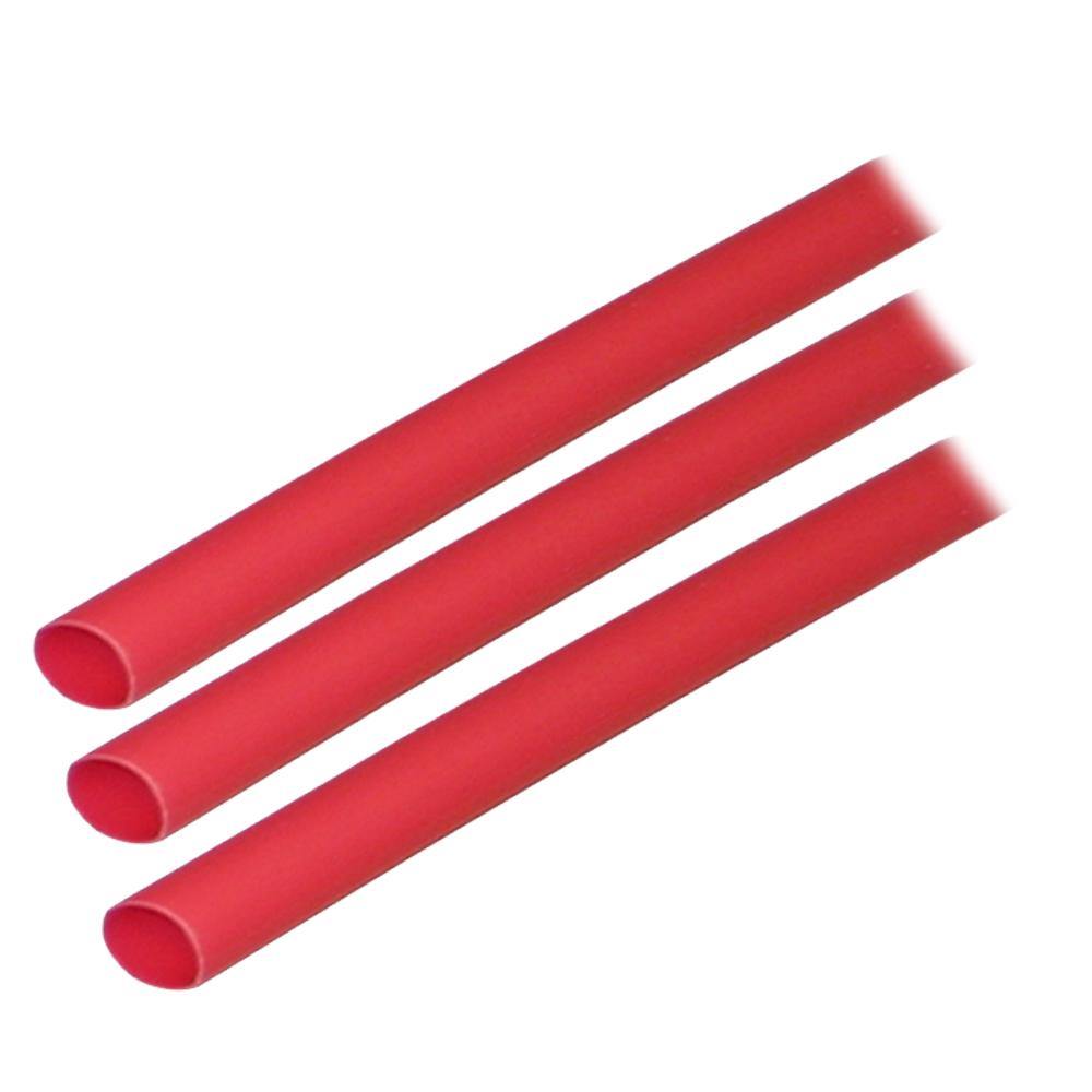 Ancor Adhesive Lined Heat Shrink Tubing (ALT) - 1/4" x 3" - 3-Pack - Red [303603] - shopbulluna.com