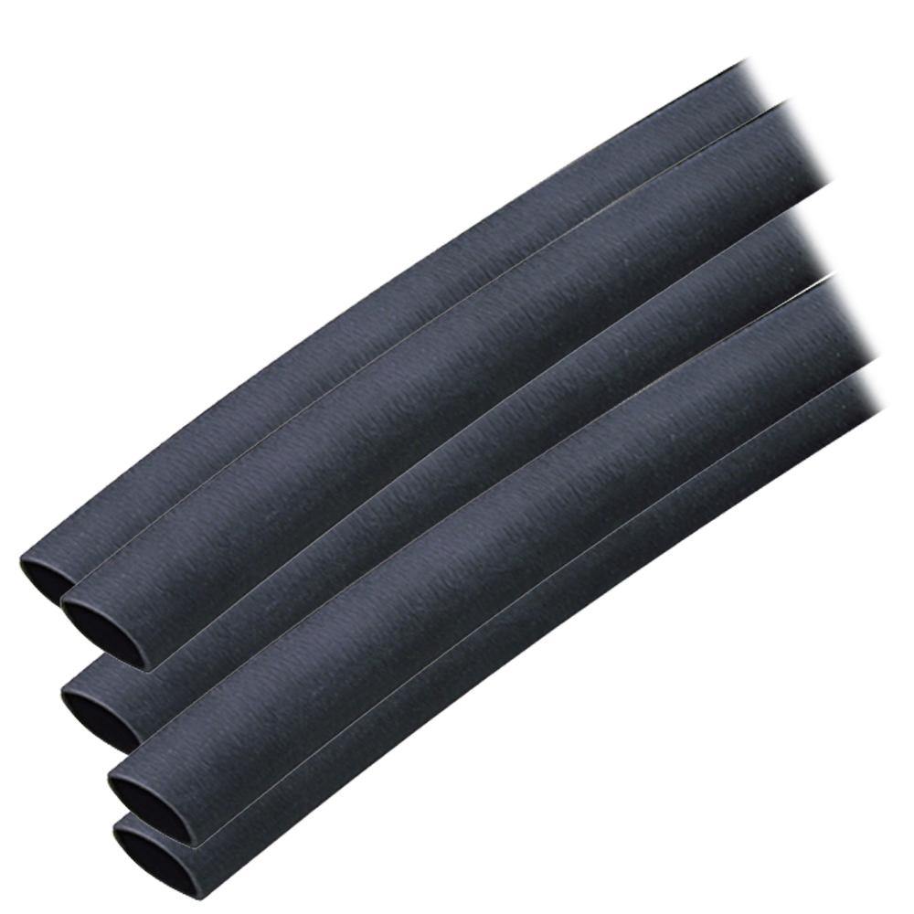 Ancor Adhesive Lined Heat Shrink Tubing (ALT) - 3/8" x 6" - 5-Pack - Black [304106] - shopbulluna.com