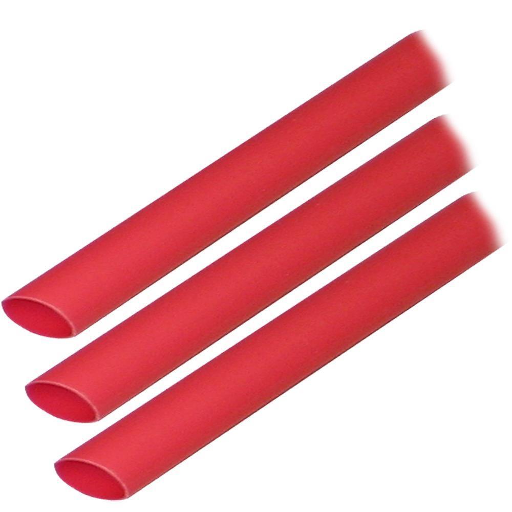 Ancor Adhesive Lined Heat Shrink Tubing (ALT) - 3/8" x 3" - 3-Pack - Red [304603] - shopbulluna.com