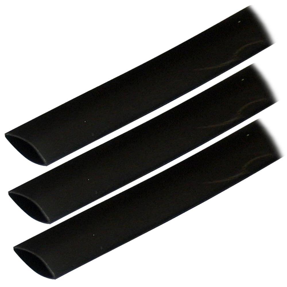 Ancor Adhesive Lined Heat Shrink Tubing (ALT) - 3/4" x 3" - 3-Pack - Black [306103] - shopbulluna.com