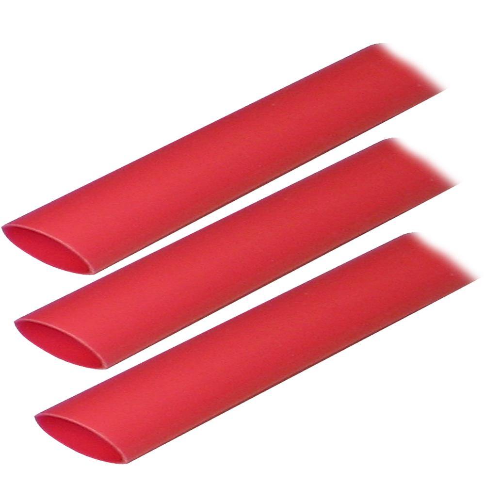 Ancor Adhesive Lined Heat Shrink Tubing (ALT) - 3/4" x 3" - 3-Pack - Red [306603] - shopbulluna.com