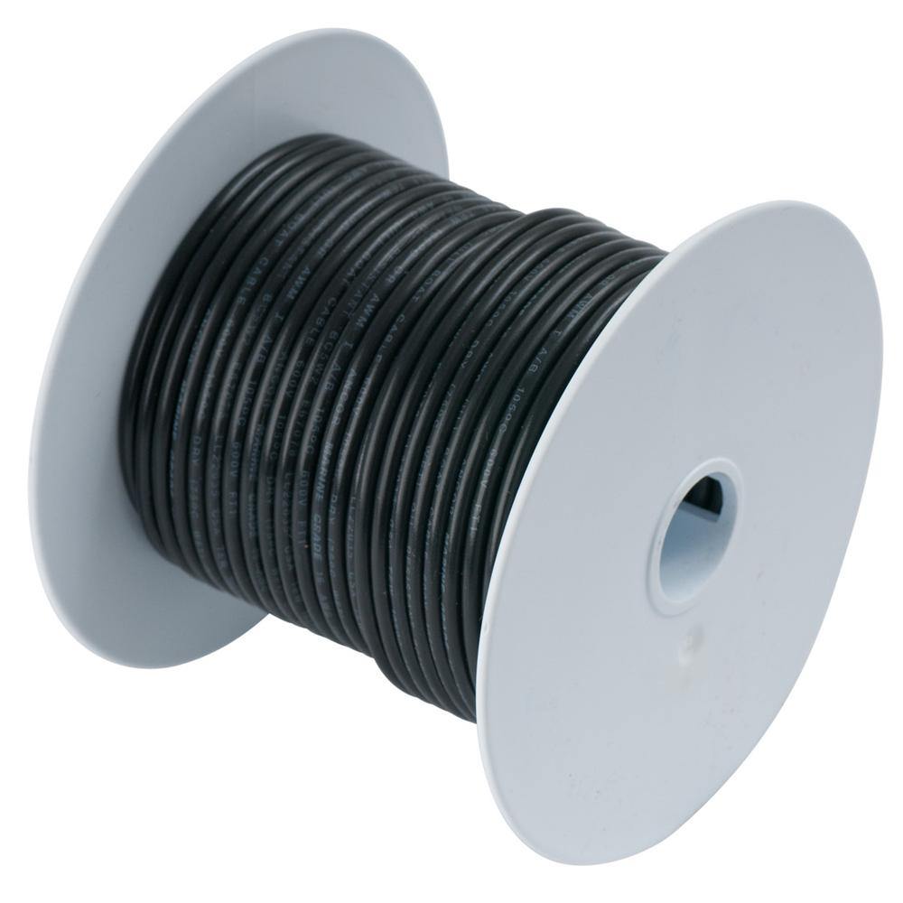 Ancor Black 18 AWG Tinned Copper Wire - 100' [100010] - shopbulluna.com