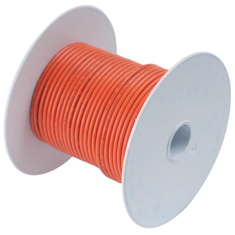 Ancor Orange 18 AWG Tinned Copper Wire - 100' [100510] - shopbulluna.com