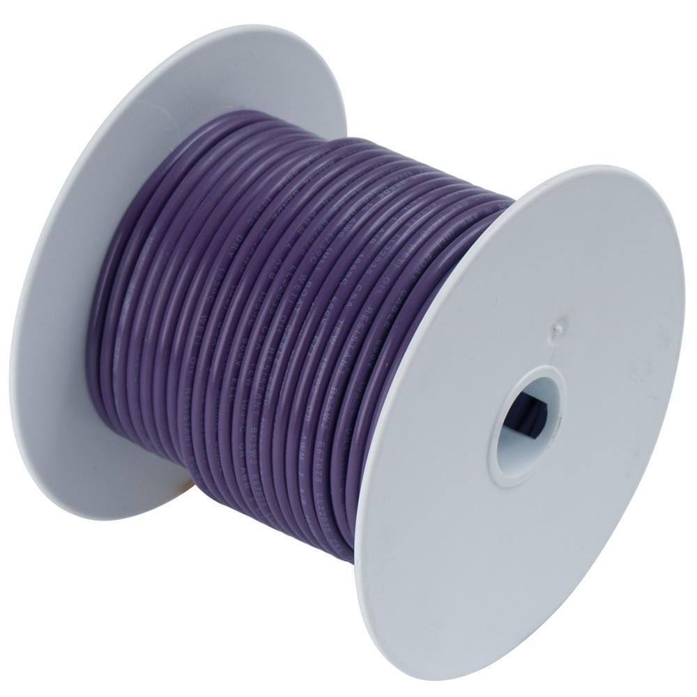 Ancor Purple 18 AWG Tinned Copper Wire - 35' [180703] - shopbulluna.com