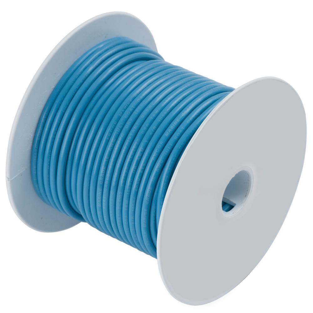 Ancor Light Blue 16 AWG Tinned Copper Wire - 100' [101910] - shopbulluna.com