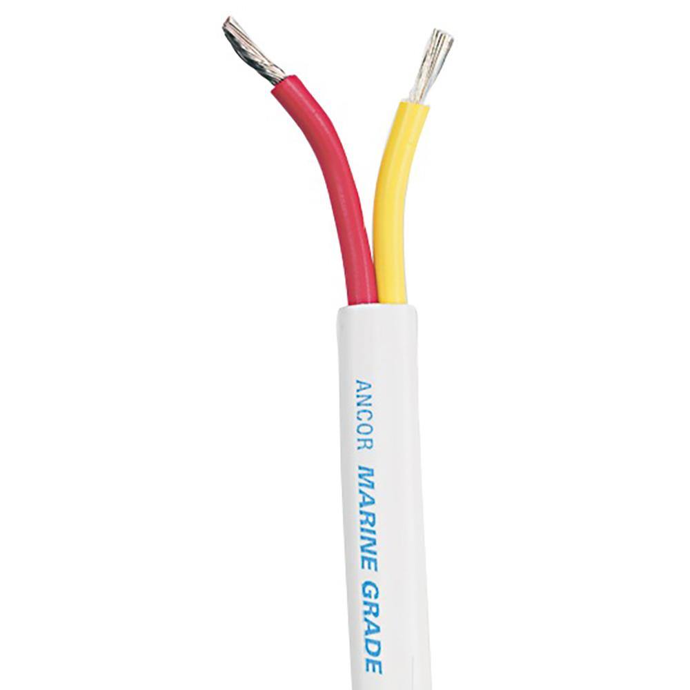 Ancor Safety Duplex Cable - 18/2 AWG - Red/Yellow - Flat - 250' [124925] - shopbulluna.com