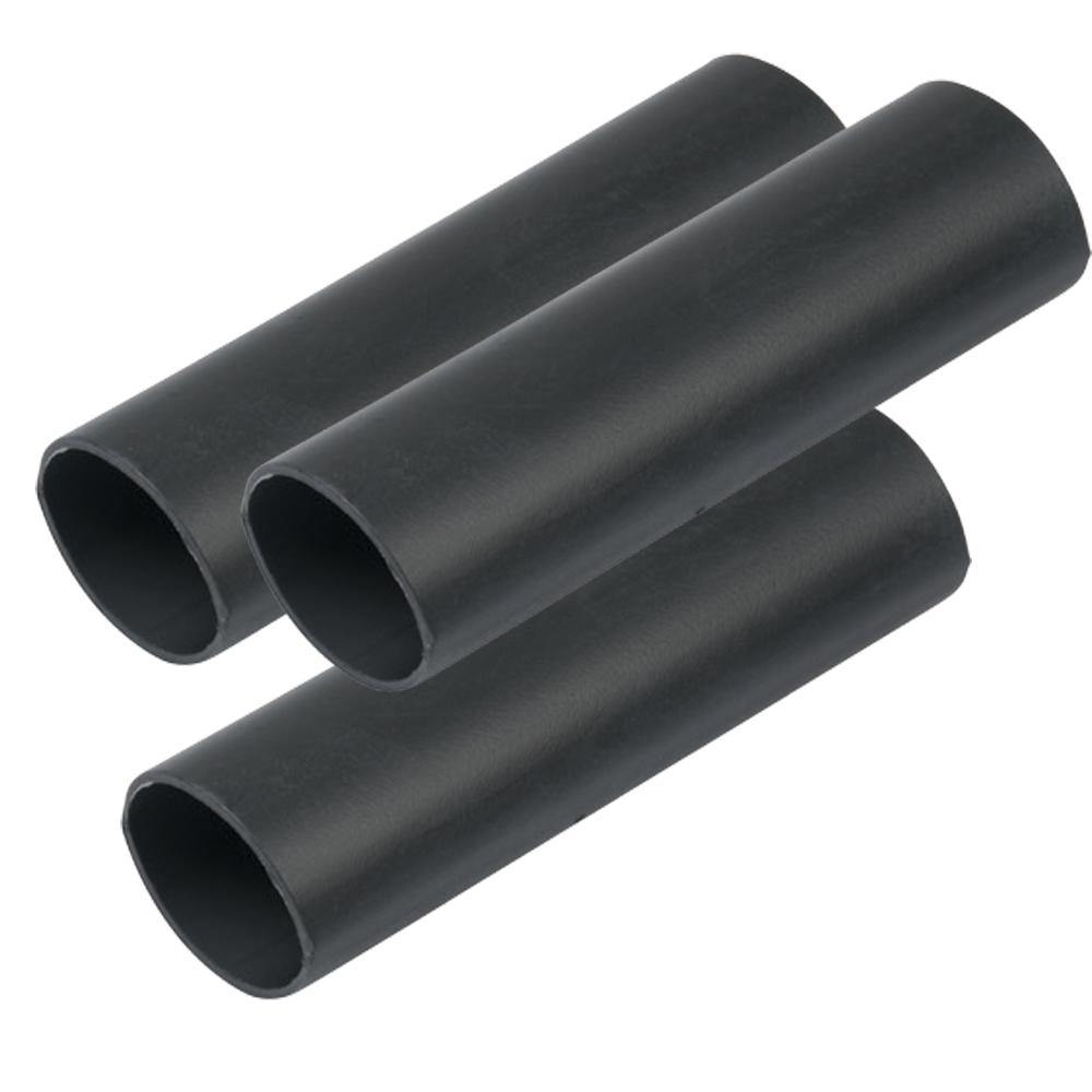 Ancor Heavy Wall Heat Shrink Tubing - 3/4" x 3" - 3-Pack - Black [326103] - shopbulluna.com