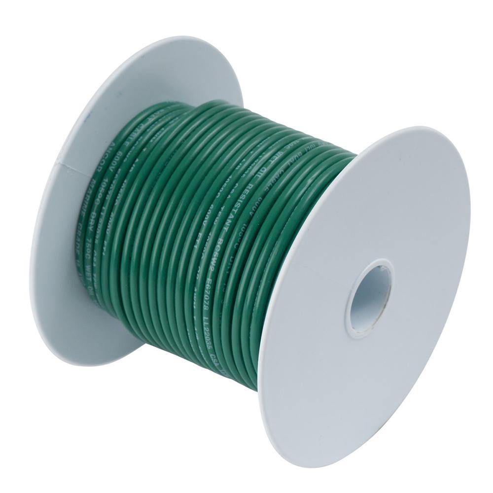 Ancor Green 8 AWG Tinned Copper Wire - 25' [111302] - shopbulluna.com