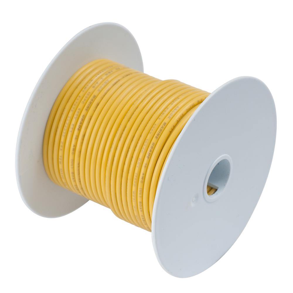 Ancor Yellow 8 AWG Tinned Copper Wire - 50' [111905] - shopbulluna.com