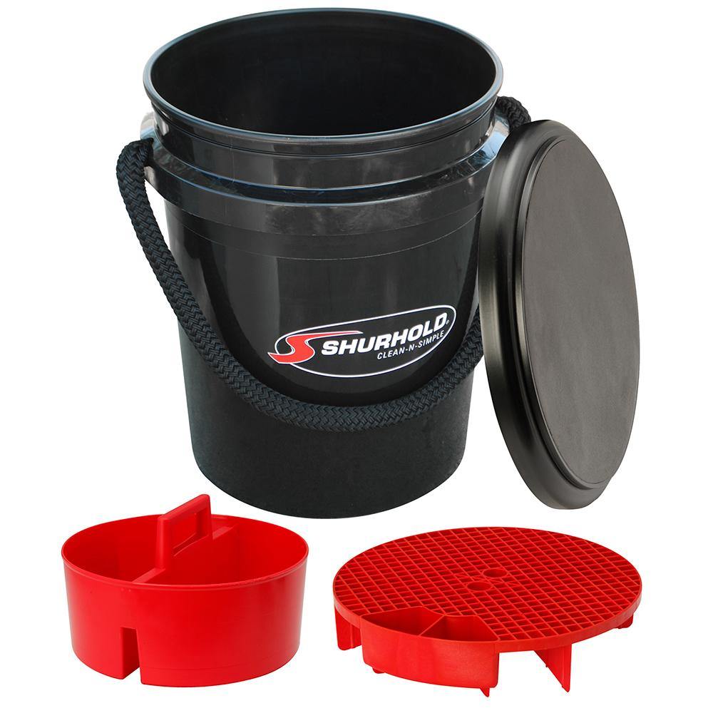 Shurhold One Bucket Kit - 5 Gallon - Black [2462] - shopbulluna.com