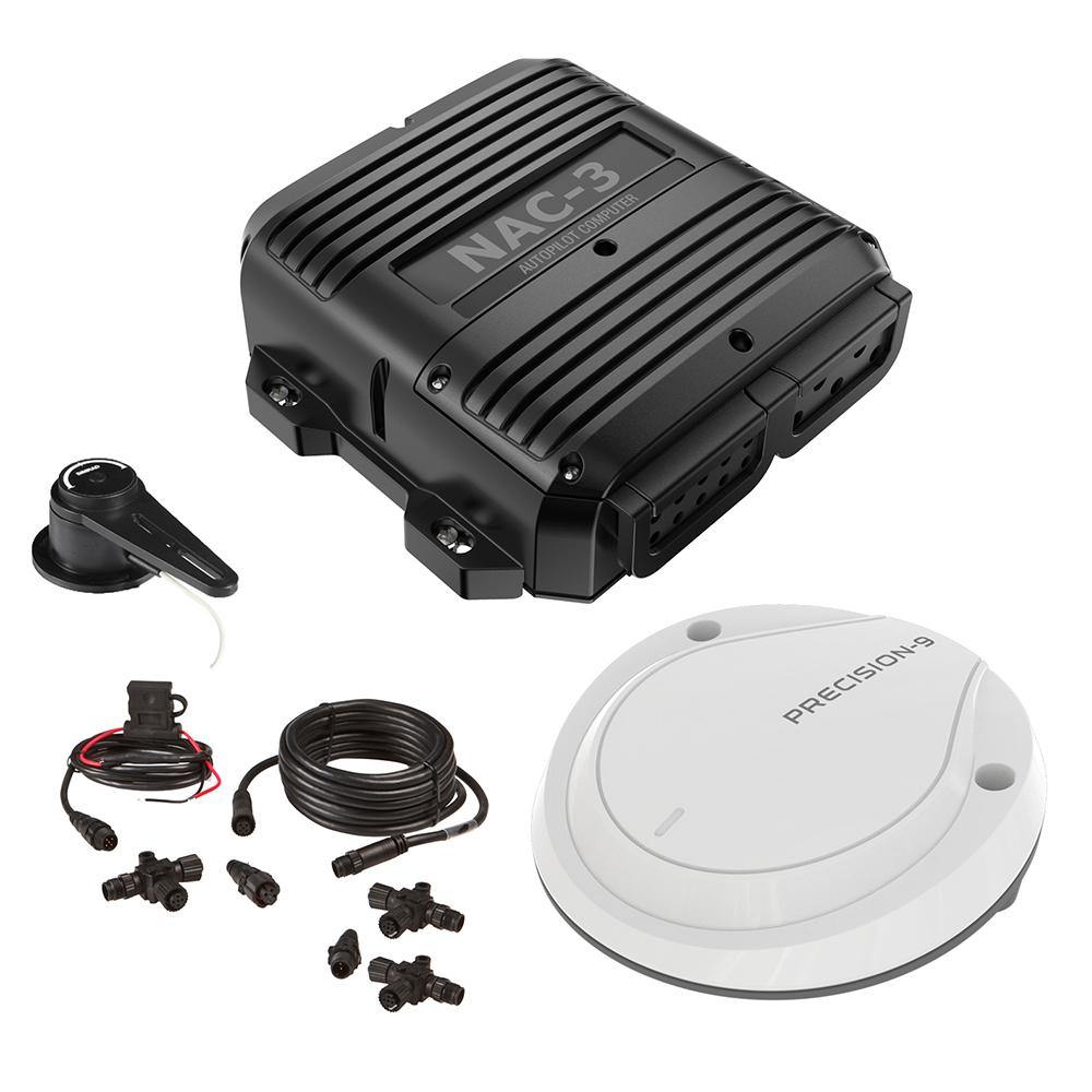 Simrad NAC-3 Autopilot Core Pack - NAC-3, Precision-9, RF25N & N2k Starter Kit [000-13336-001] - shopbulluna.com