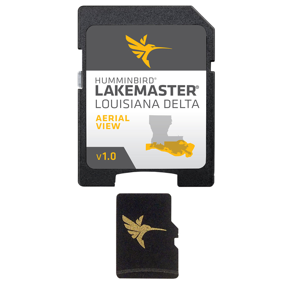 Humminbird LakeMaster Aerial Satellite View - Louisiana Delta [600050-1] - shopbulluna.com