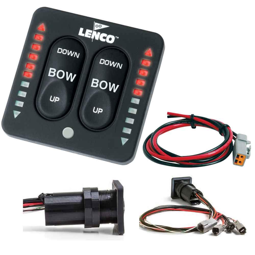 Lenco LED Indicator Integrated Tactile Switch Kit w/Pigtail f/Single Actuator Systems [15170-001] - shopbulluna.com