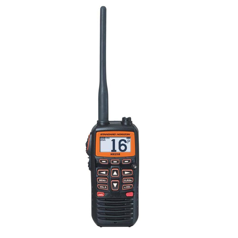 Standard Horizon HX210 6W Floating Handheld Marine VHF Transceiver [HX210] - shopbulluna.com