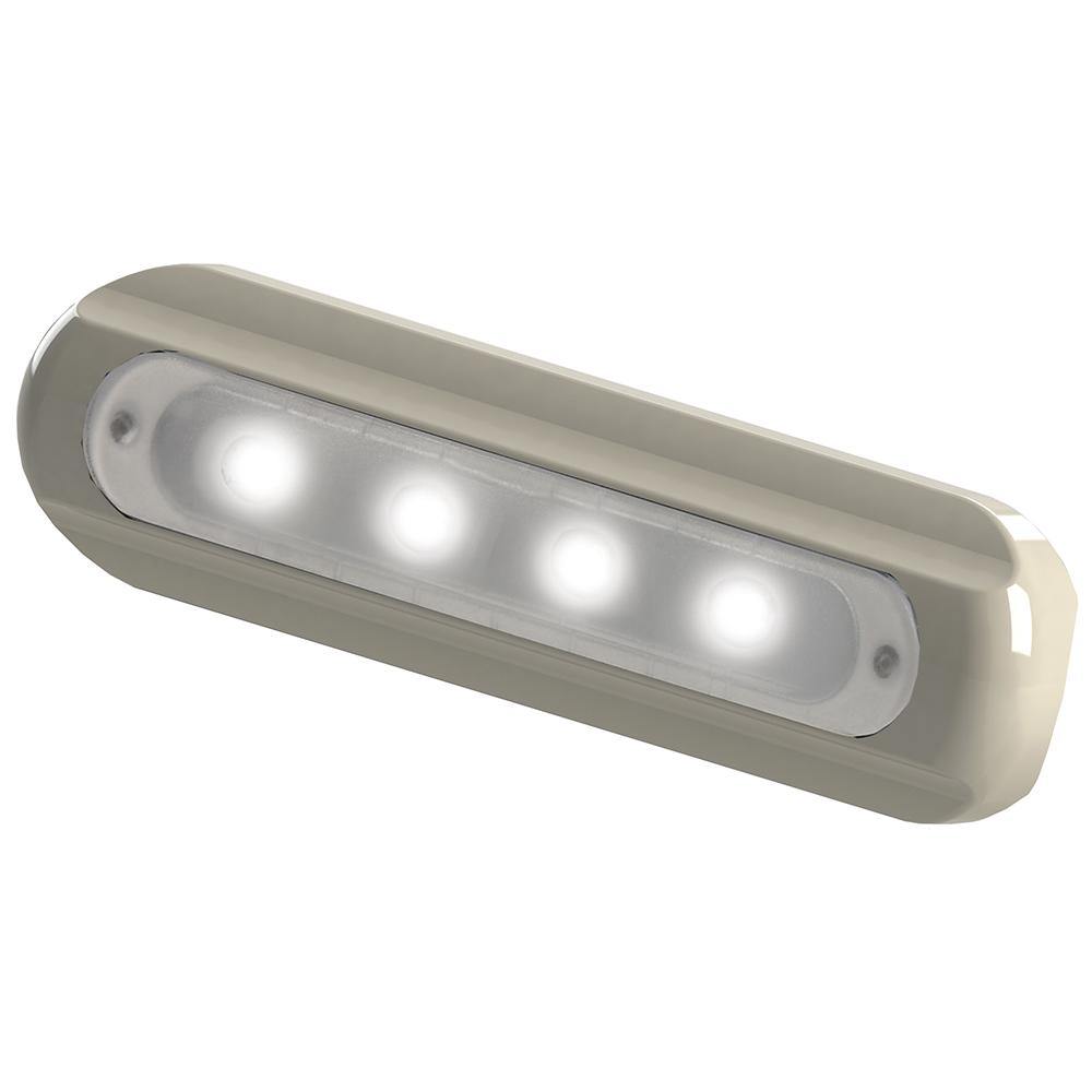 TACO 4-LED Deck Light - Flat Mount - White Housing [F38-8800W-1] - shopbulluna.com