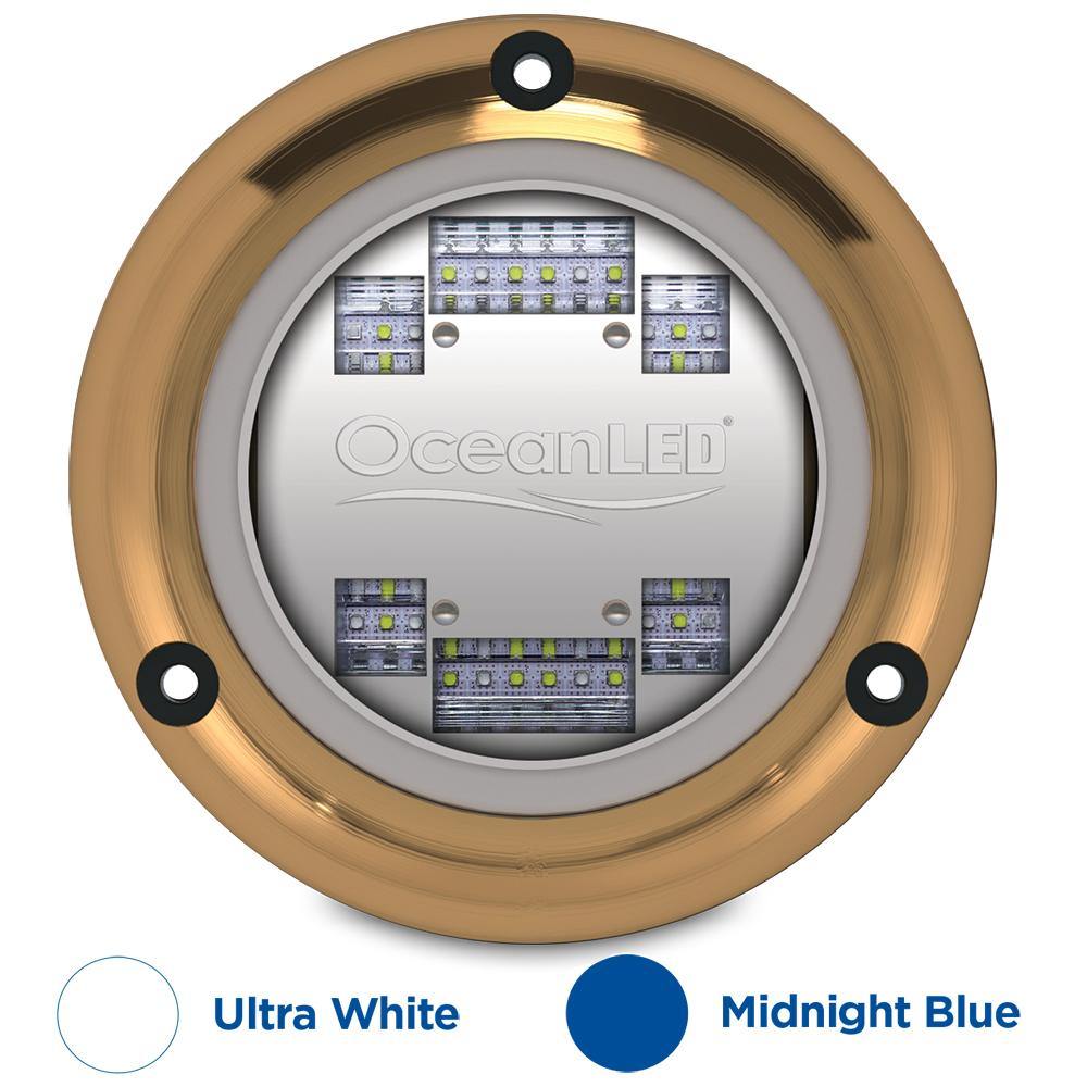 OceanLED Sport S3124s Underwater LED Light - Ultra White/Midnight Blue [012103BW] - shopbulluna.com