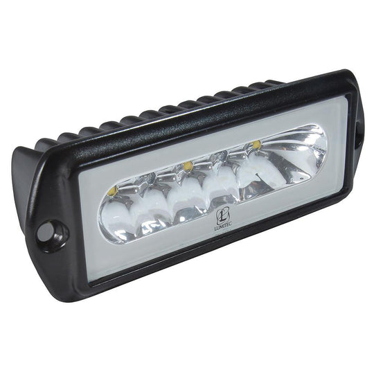 Lumitec Capri2 - Flush Mount LED Flood Light - Black Housing - 2-Color White/Blue Dimming [101186] - shopbulluna.com