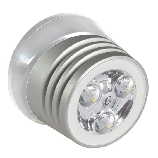 Lumitec Zephyr LED Spreader/Deck Light - Brushed White Base - White Non-Dimming [101325] - shopbulluna.com