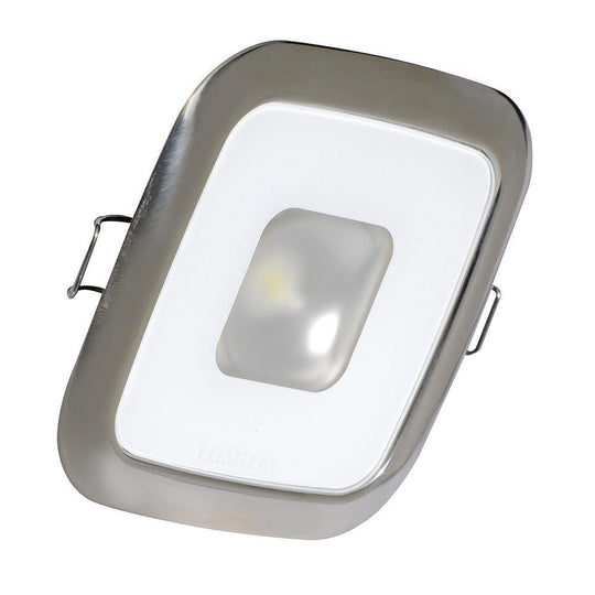 Lumitec Square Mirage Down Light - Spectrum RGBW Dimming - Polished Bezel [116117] - shopbulluna.com