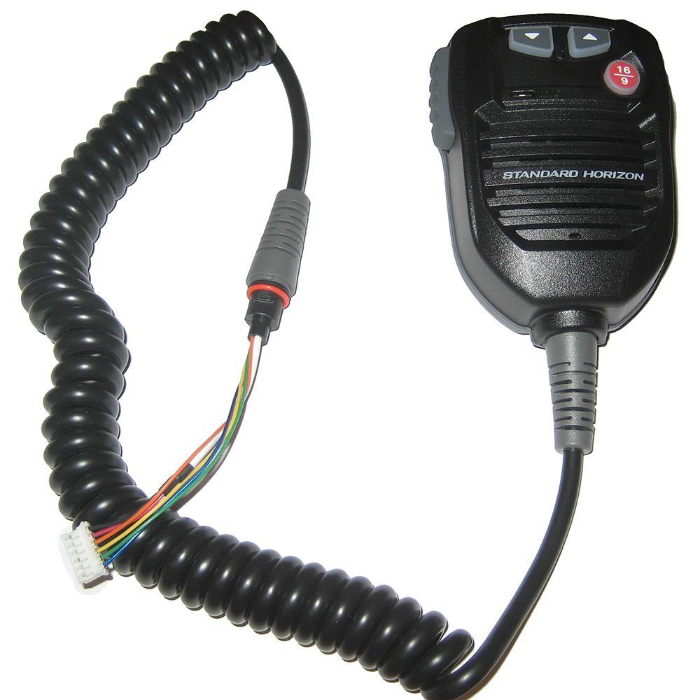 Standard Horizon Replacement VHF Mic f/GX2000B, GX2100B, GX2150B, GX2200B - Black [CS2308402] - shopbulluna.com