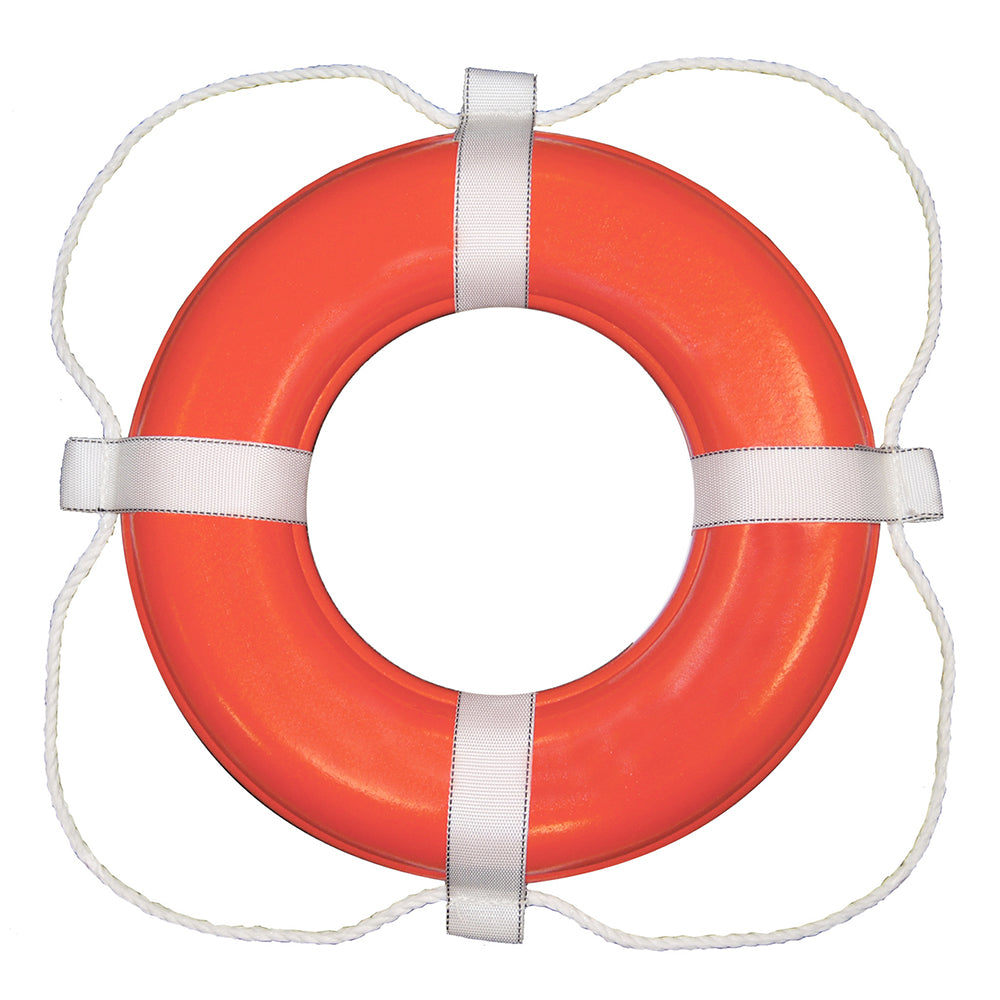 Taylor Made Foam Ring Buoy - 20" - Orange w/White Grab Line [363] - shopbulluna.com