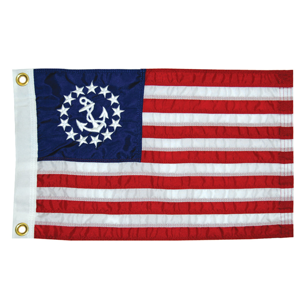 Taylor Made 16" x 24" Deluxe Sewn US Yacht Ensign Flag [8124] - shopbulluna.com