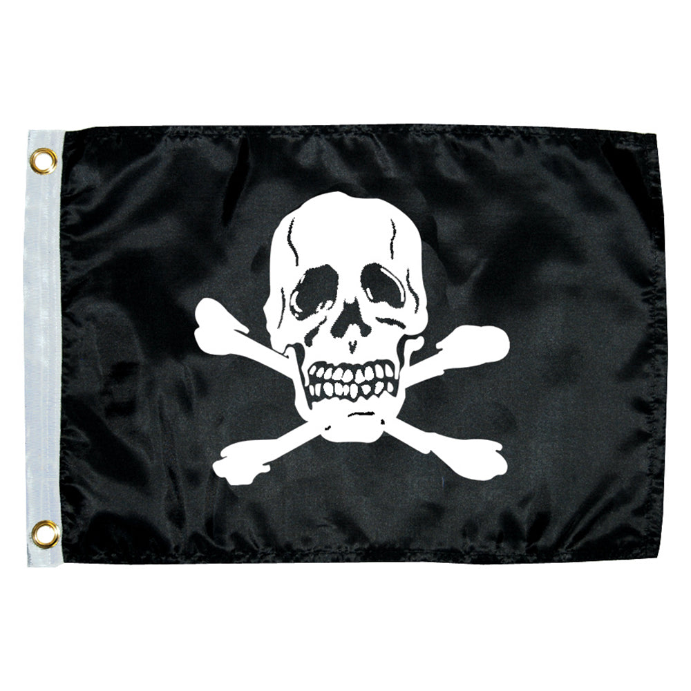 Taylor Made 12" x 18" Jolly Roger Novelty Flag [1818] - shopbulluna.com