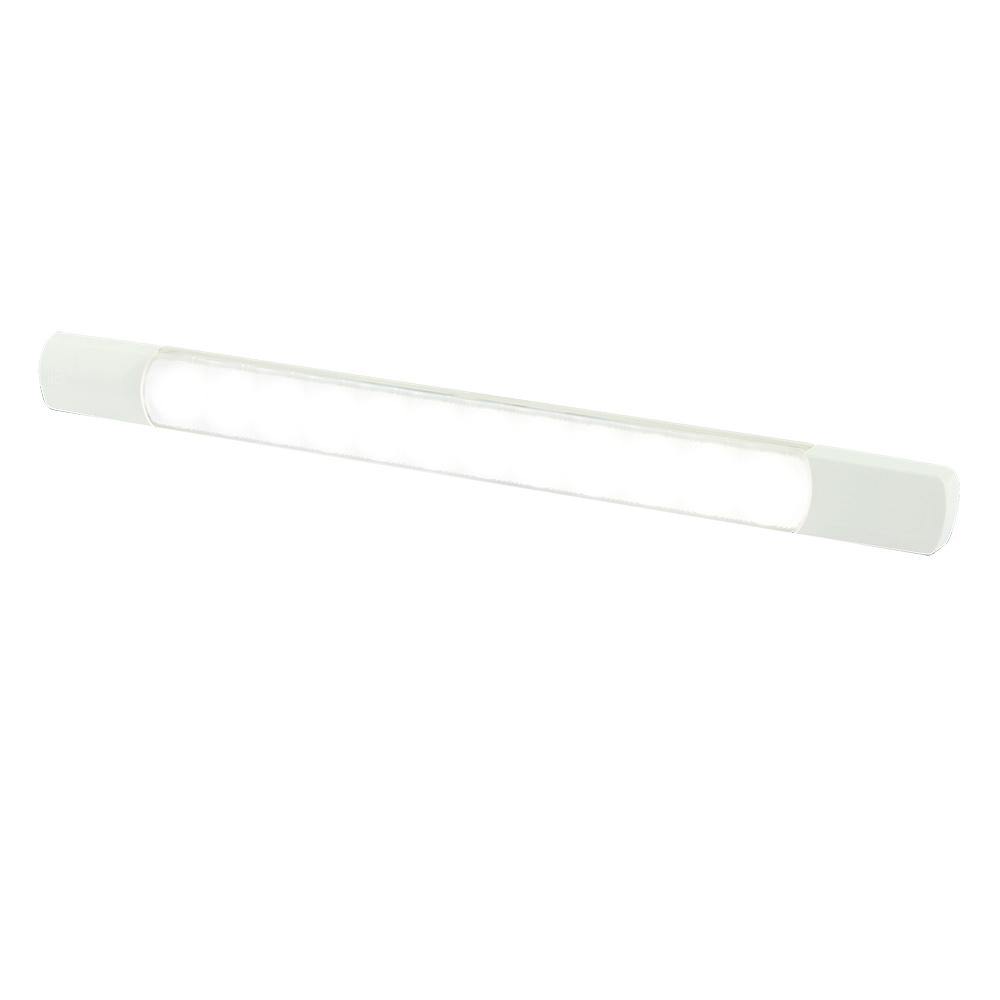 Hella Marine LED Surface Strip Light - White LED - 24V - No Switch [958124401] - shopbulluna.com