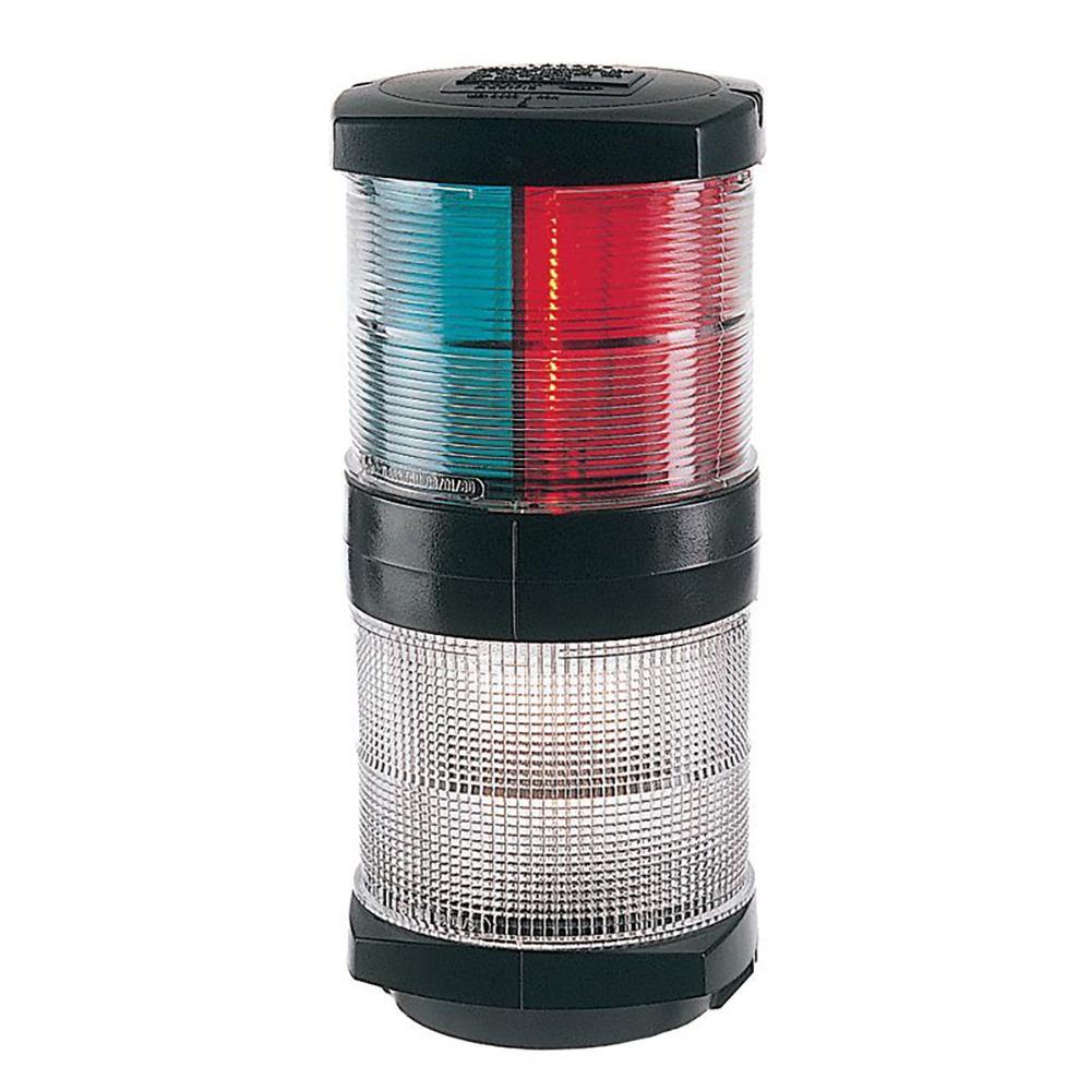 Hella Marine Tri-Color Navigation Light/Anchor Navigation Lamp- Incandescent - 2nm - Black Housing - 12V [002984601] - shopbulluna.com