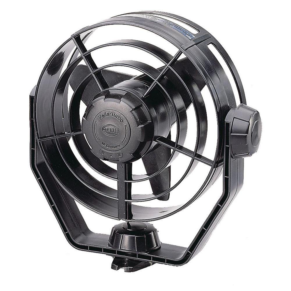 Hella Marine 2-Speed Turbo Fan - 12V - Black [003361002] - shopbulluna.com