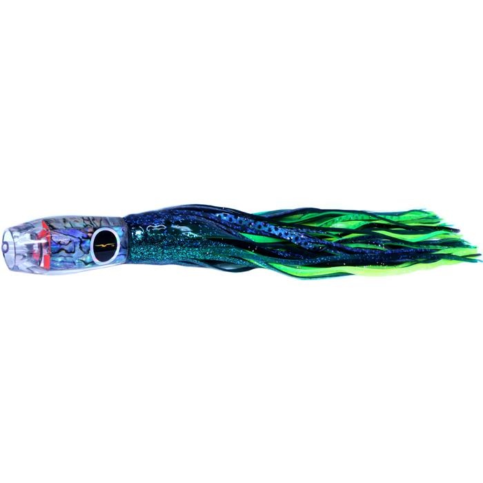 Black Bart Super ProJet Medium Heavy Tackle Lure - Dark Green/Green Chartreuse - shopbulluna.com