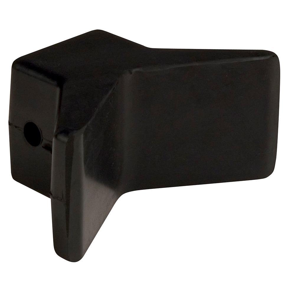 C.E. Smith Bow Y-Stop - 3" x 3" - Black Natural Rubber [29551] - shopbulluna.com