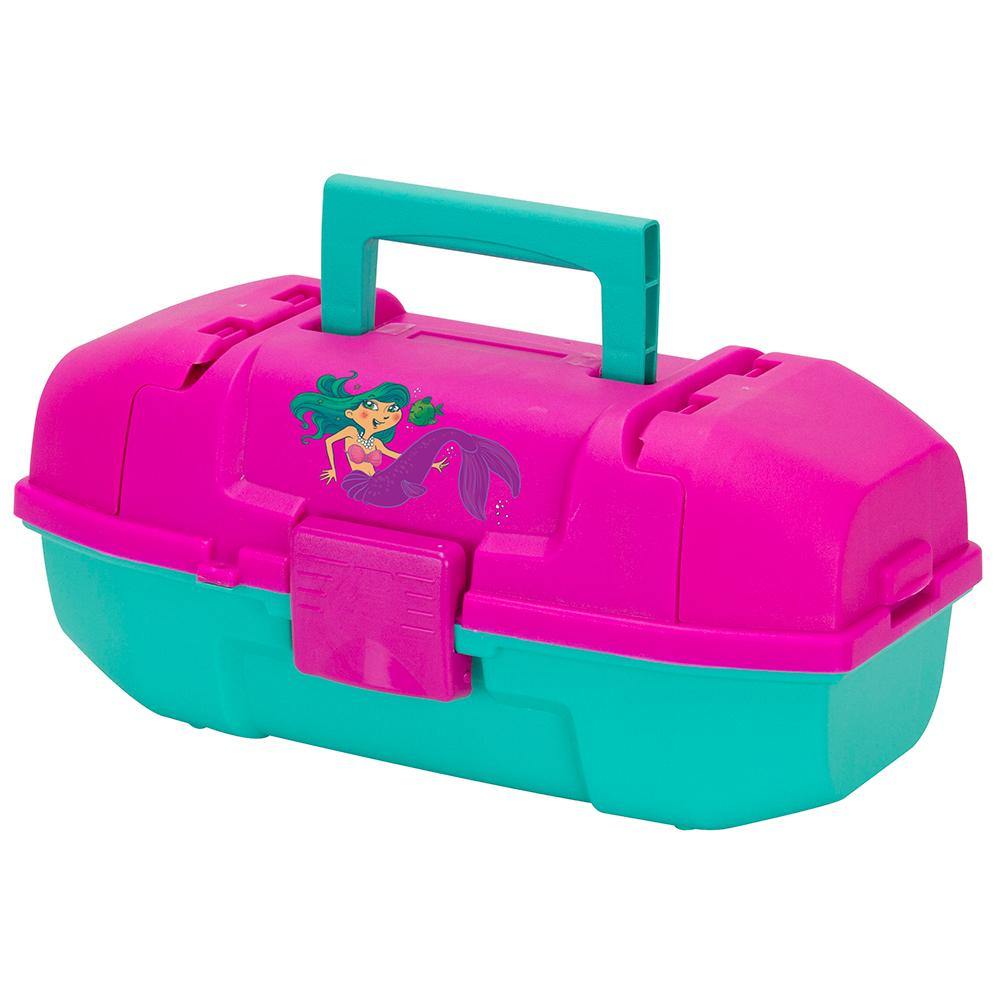 Plano Youth Mermaid Tackle Box - Pink/Turquoise [500102] - shopbulluna.com