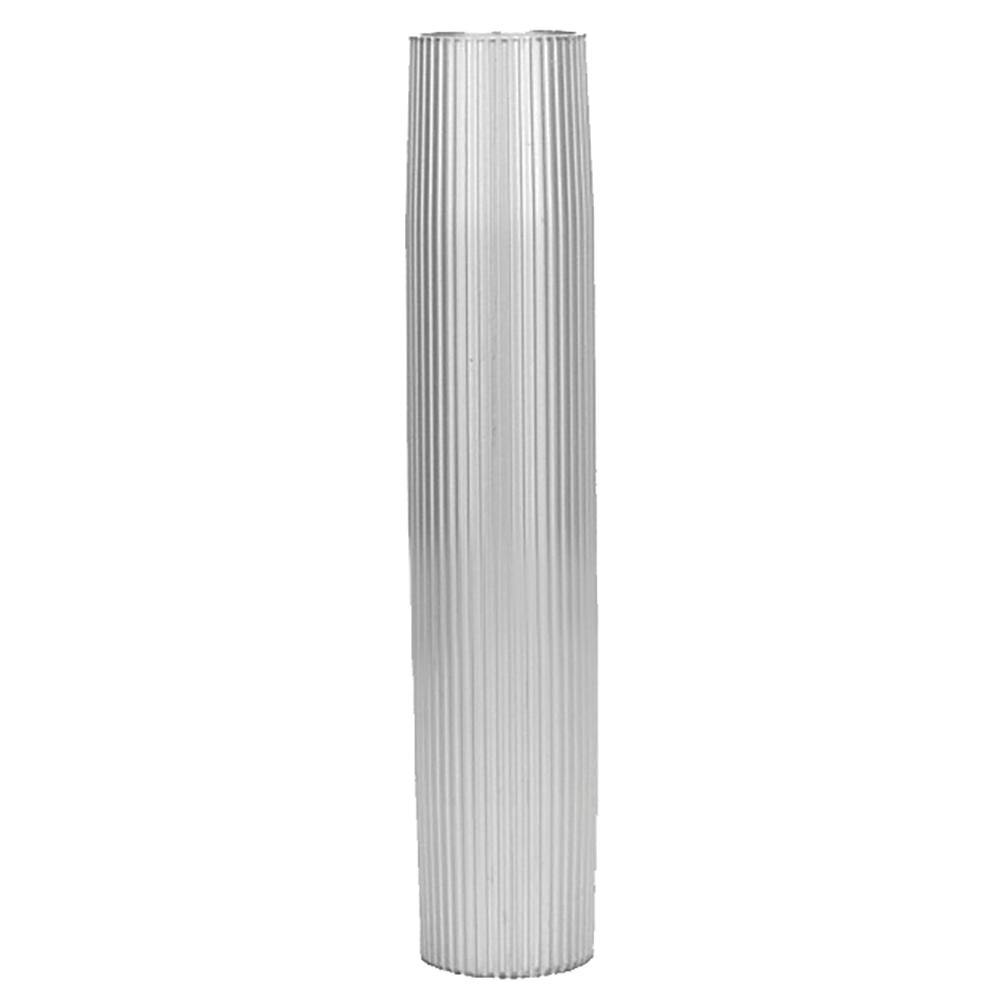 TACO Aluminum Ribbed Table Pedestal - 2-3/8" O.D. - 26" Length [Z60-8266VEL26-2] - shopbulluna.com