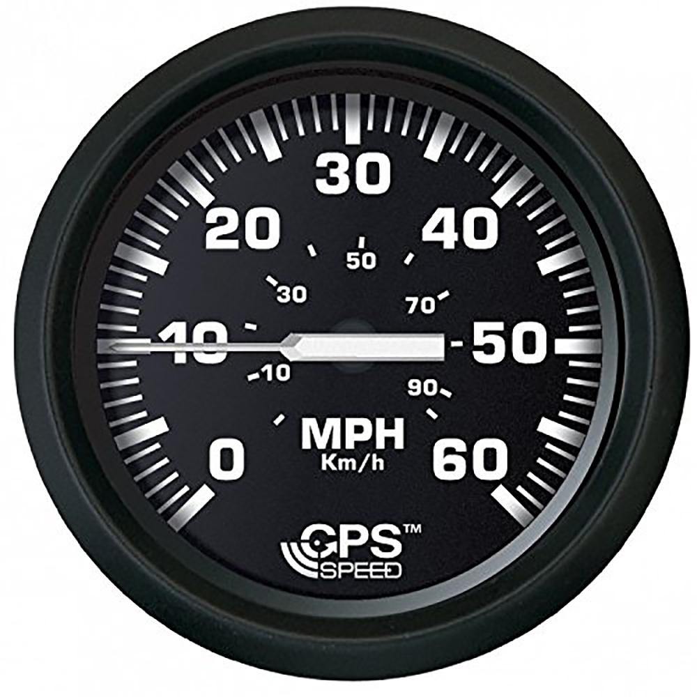 Faria Euro Black 4" Speedometer 60MPH (GPS) [32816] - shopbulluna.com