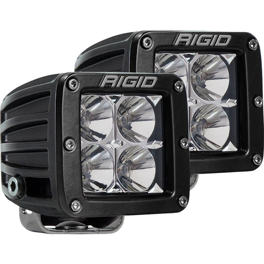 RIGID Industries D-Series PRO Hybrid-Flood LED - Pair - Black [202113] - shopbulluna.com