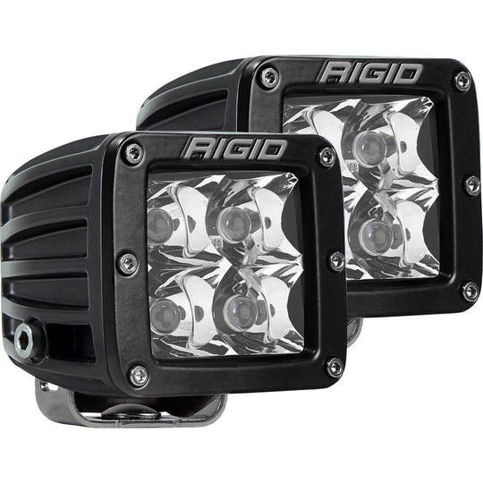 RIGID Industries D-Series PRO Hybrid-Spot LED - Pair - Black [202213] - shopbulluna.com