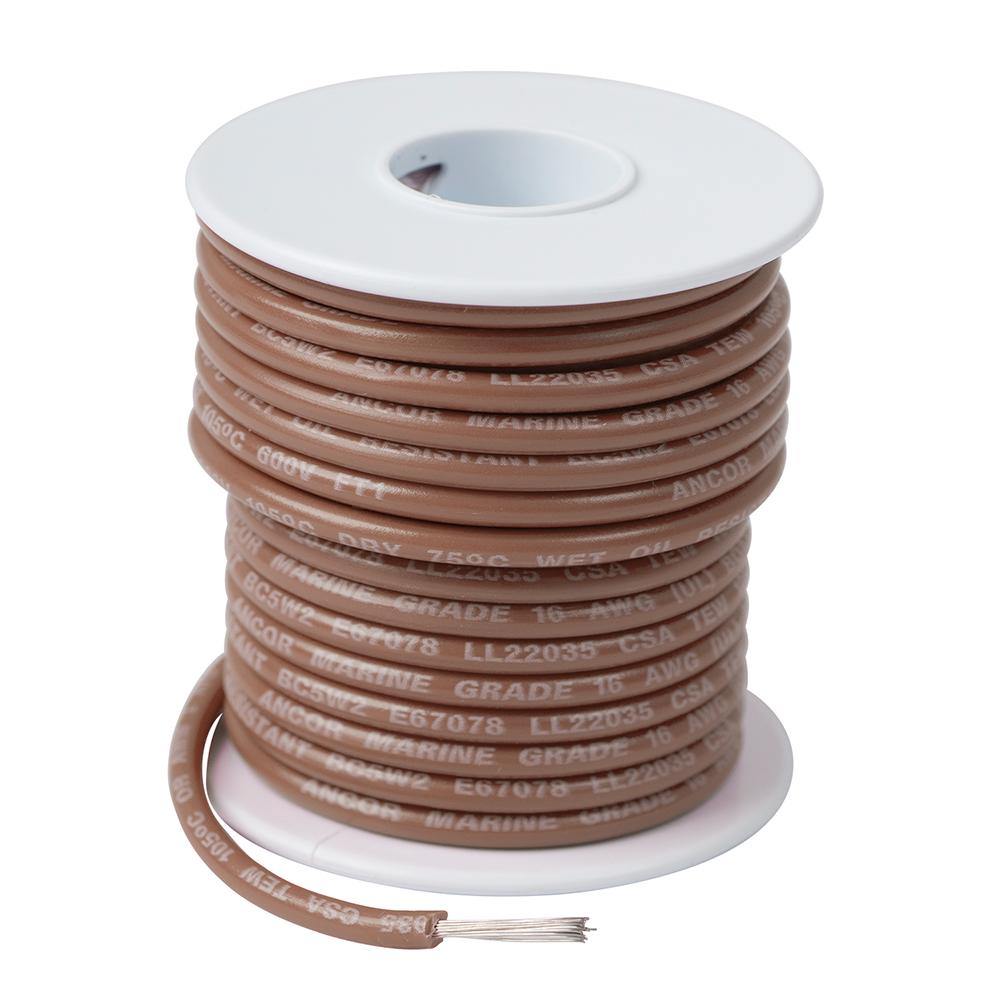 Ancor Tan 16 AWG Tinned Copper Wire - 100 [101810] - shopbulluna.com