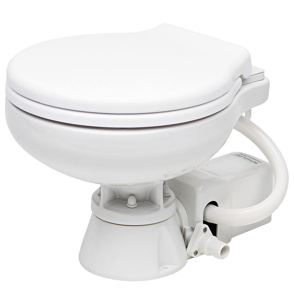 Johnson Pump AquaT Electric Marine Toilet - Super Compact - 12V [80-47626-01] - shopbulluna.com