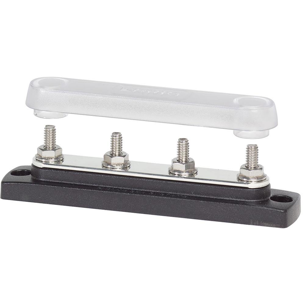 Blue Sea 2307 Common 150A BusBar - (4) 1/4"-20 Studs w/Cover [2307] - shopbulluna.com