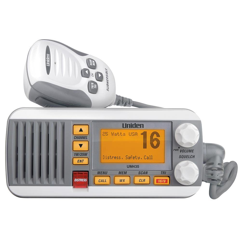 Uniden UM435 Fixed Mount VHF Radio - White [UM435] - shopbulluna.com