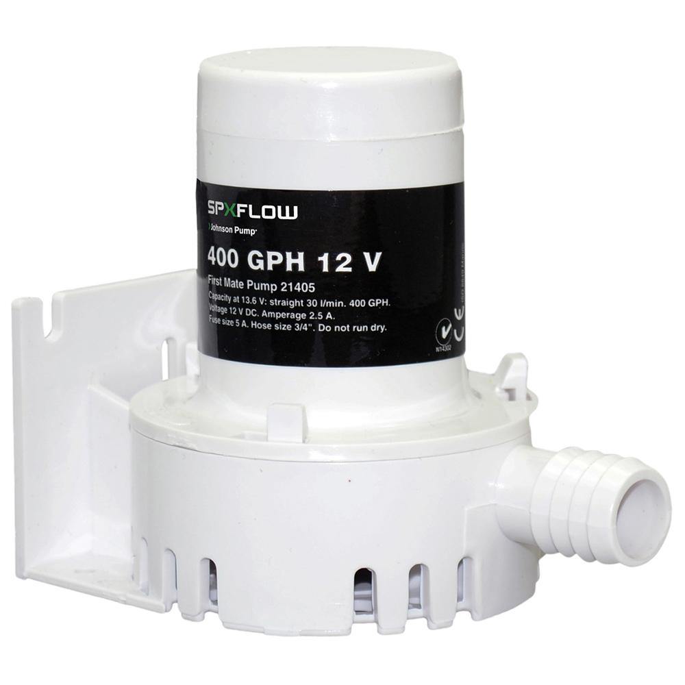 Johnson Pump 400 GPH Bilge Pump - 12V [JP-21405] - shopbulluna.com