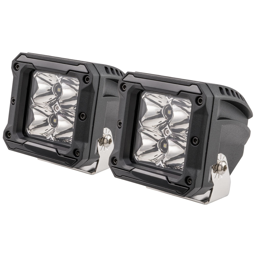 HEISE 4 LED Cube Light w/Harness - Spot Beam- 3" - 2 Pack [HE-HCL2S2PK] - shopbulluna.com