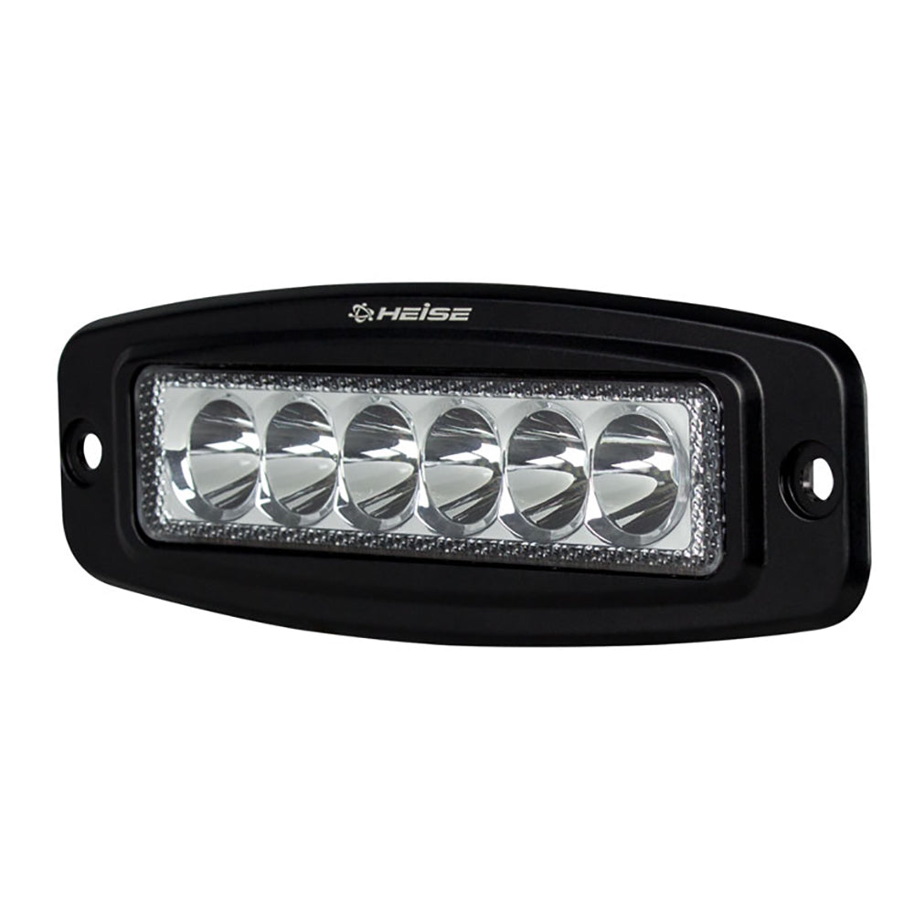 HEISE 6 LED Single Row Driving Light - Flush Mount [HE-FMDL1] - shopbulluna.com