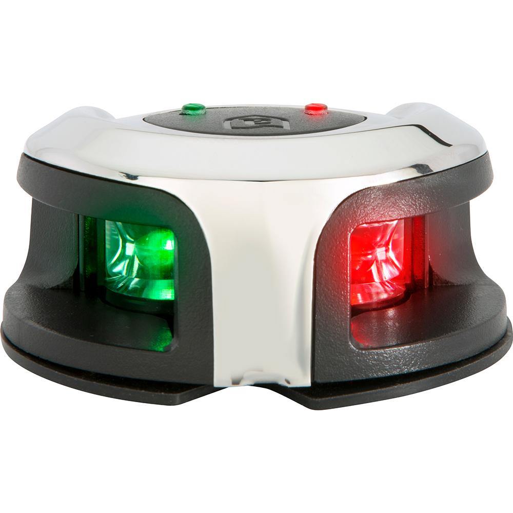 Attwood LightArmor Bow Mount Navigation Light - Stainless Steel - Bi-Color - 2NM [NV2002SS-7] - shopbulluna.com