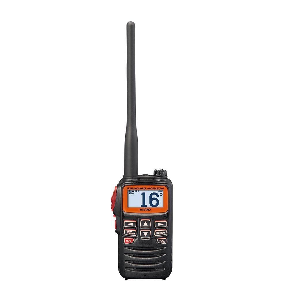 Standard Horizon HX40 Handheld 6W Ultra Compact Marine VHF Transceiver w/FM Band [HX40] - shopbulluna.com